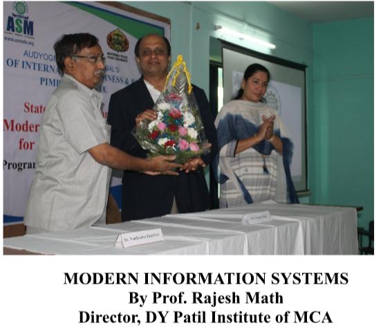 Prof. Rajesh Math - Director, DY Patil Institute of MCA