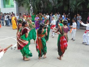 Ganpati Visarjan Event at ASM IBMR