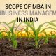 Scope of MBA in Agribusiness Management