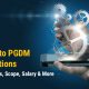 A Guide to PGDM in Operations